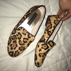 Steve Madden leopard flats